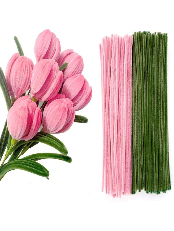 DIY Pipe Cleaner Flowers for Home Decor, Gifts & Weddings 100 200 pcs pipe cleaners craft supplies 2 assortment pastel color chenille stems for art and craft projects creative diy decorations, perfect for making animals, flowers, and festive decorations