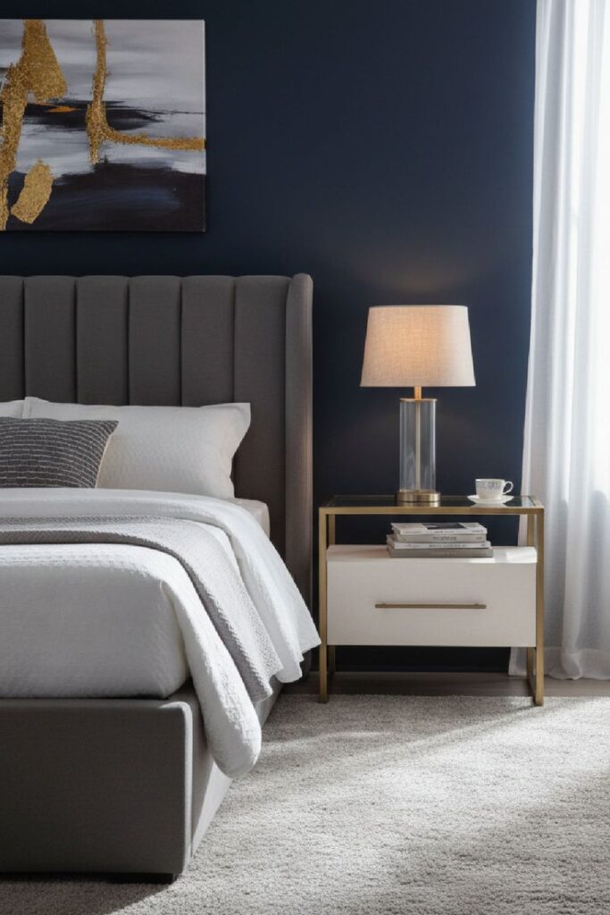 15 House Color Ideas That Look Expensive cream shagreen 1 drawer nightstand splendido venice oroa