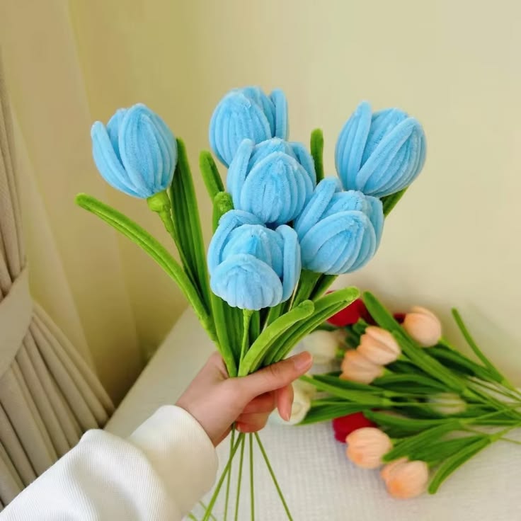 diy flower craft kits – sunflowers, tulips & pipe cleaners 🌼✨