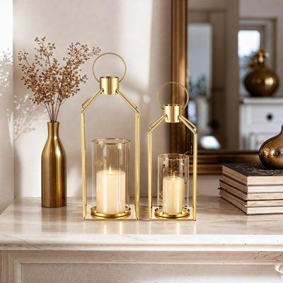 Wedding Decor Ideas That Look Luxurious on a Budget decorative metal lantern set. by decoor with mee