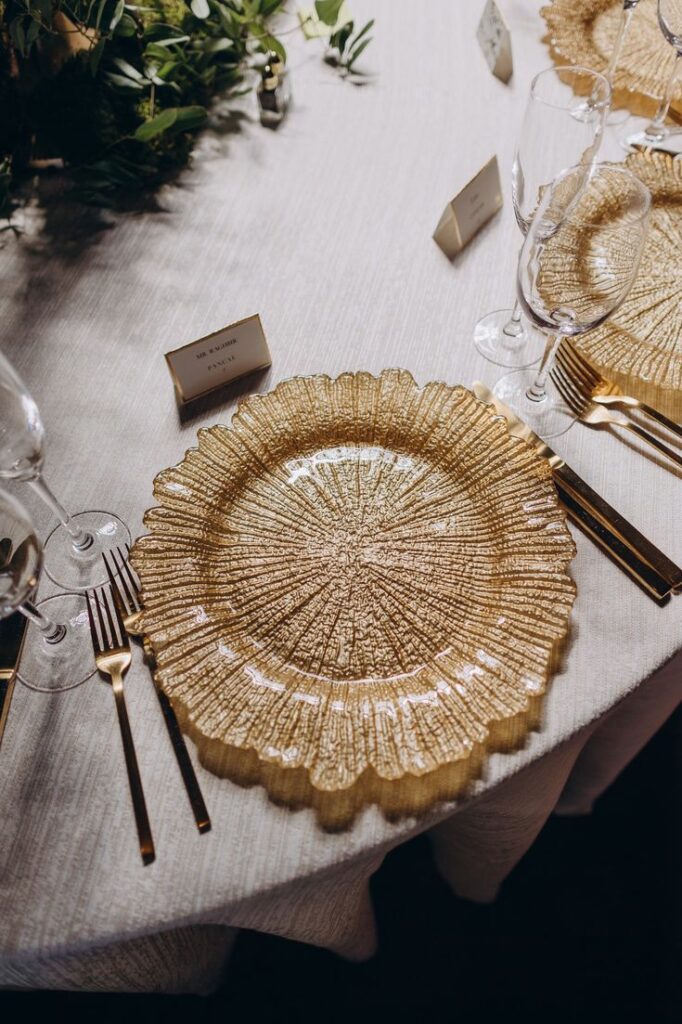 Wedding Decor Ideas That Look Luxurious on a Budget elegant gold wedding reception décor ideas 2025 wedding trends