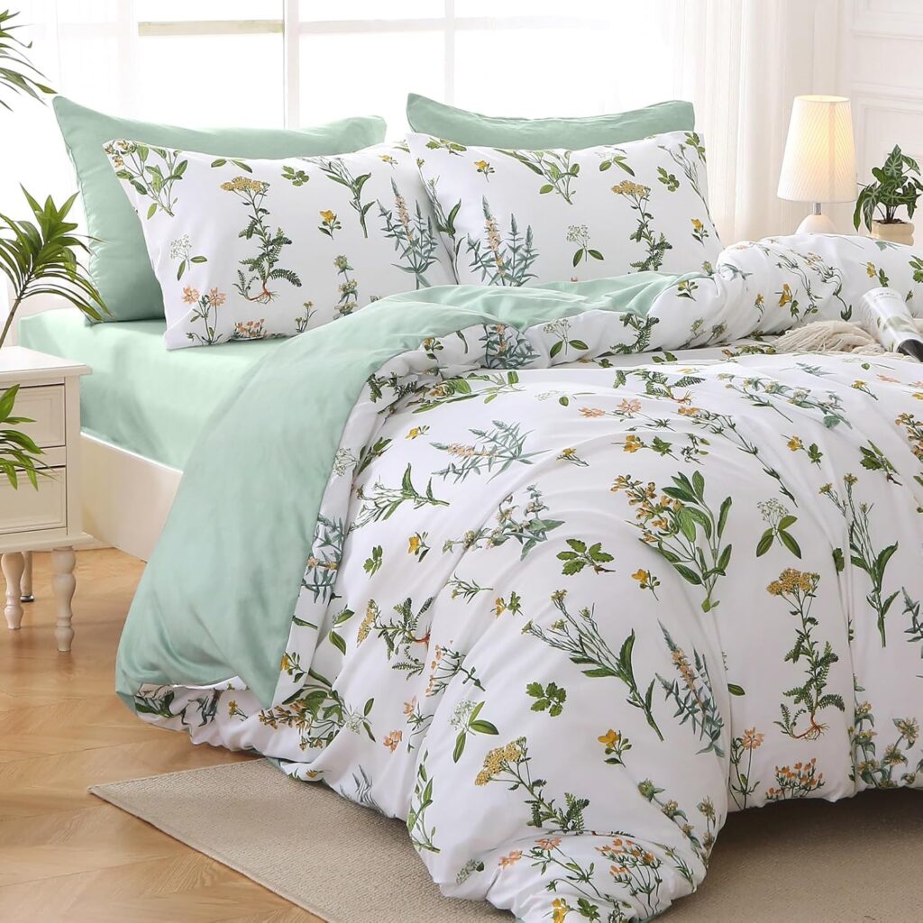 english garden comforter sets or vintage botanical bedding by decoor with mee