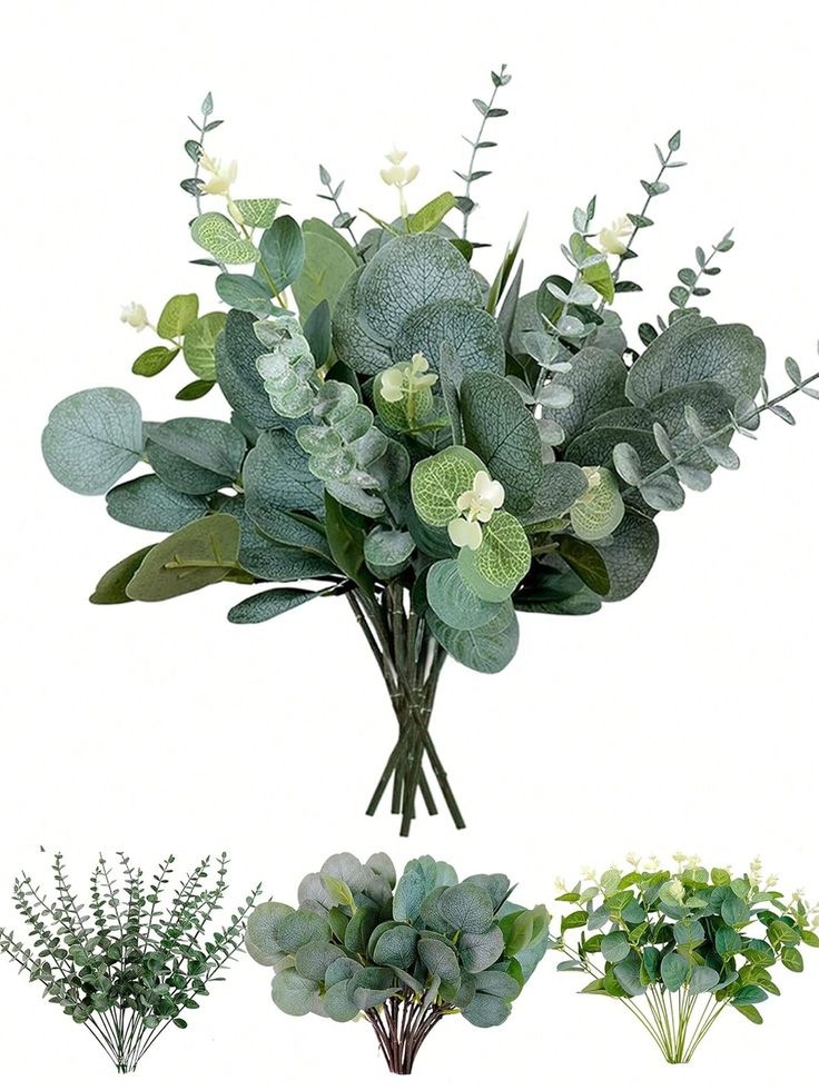 Wedding Decor Ideas That Look Luxurious on a Budget eucalyptus greenery bundles. by decoor with mee