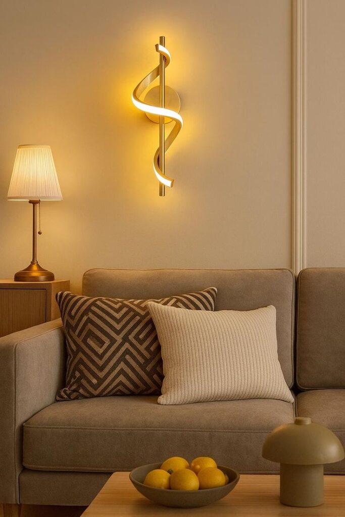led strip lighting or plug in wall sconces by decoor with mee