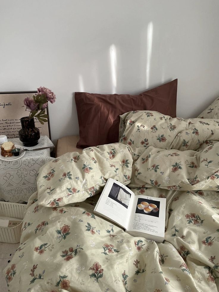 15 Affordable Shabby Chic Bedroom Ideas That Look Romantic vintage inspired floral duvet cover set by decoor with mee