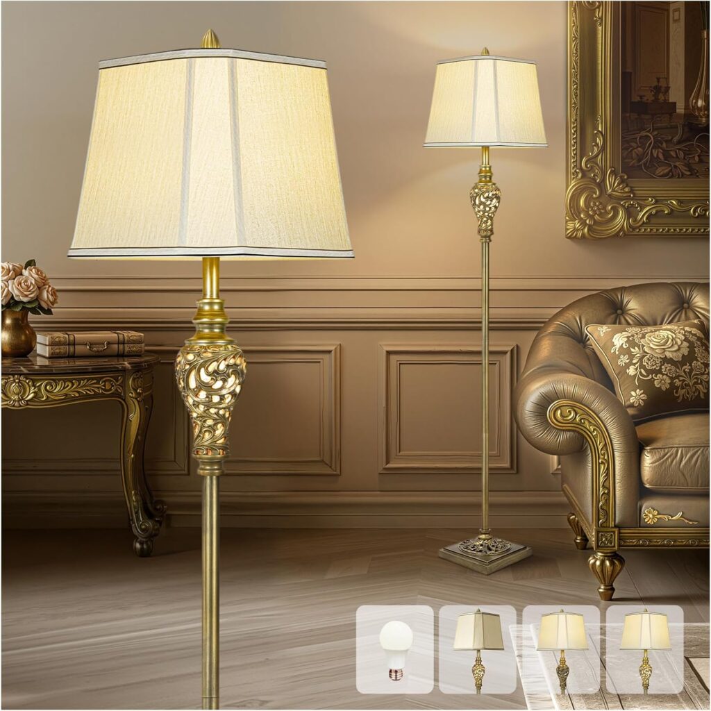 15 Affordable Shabby Chic Bedroom Ideas That Look Romantic vintage style bedside lamp set by decoor with mee