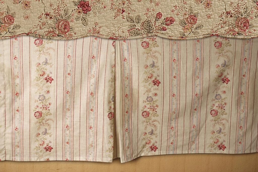 vintage floral bedskirts by decoor with mee