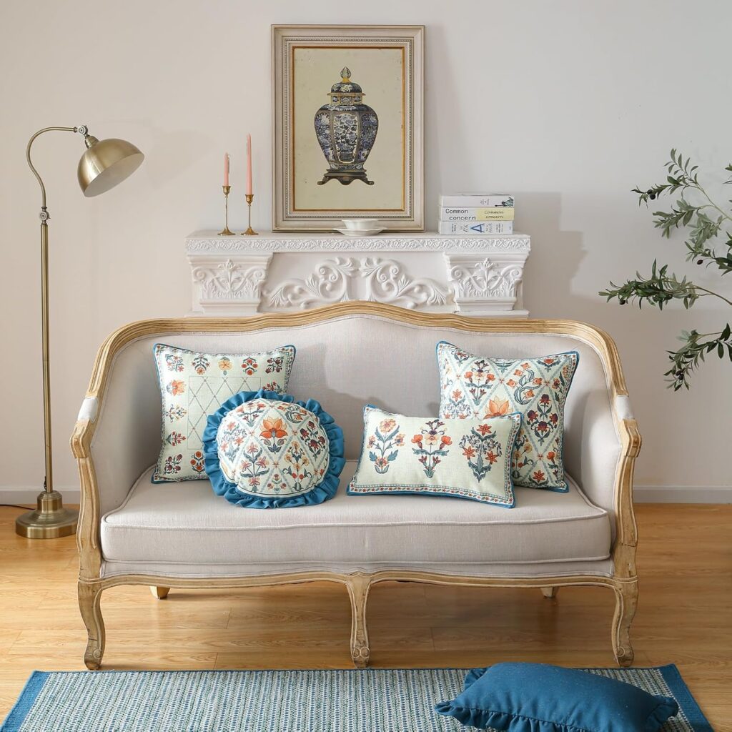 vintage floral pillow covers by decoor with mee