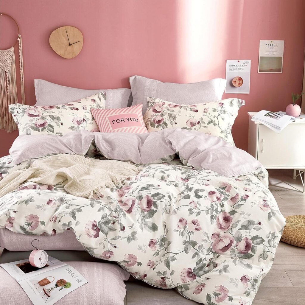 vintage rose duvet cover sets by decoor with mee