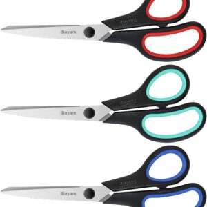 heavy duty scissors with ultra sharp blades and comfort grip handles