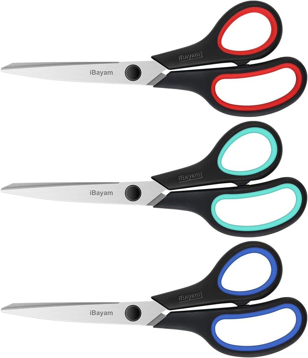 heavy duty scissors with ultra sharp blades and comfort grip handles heavy duty scissors with ultra sharp blades and comfort grip handles