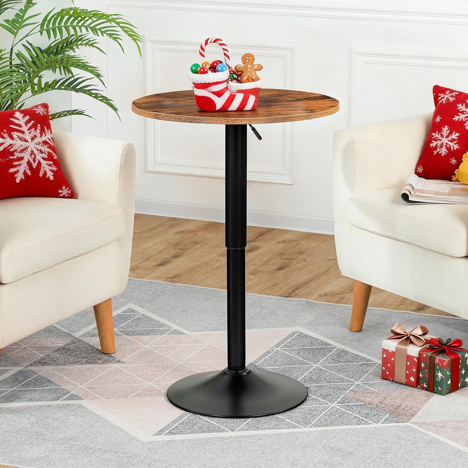 adjustable height round bar table adjustable height round bar table