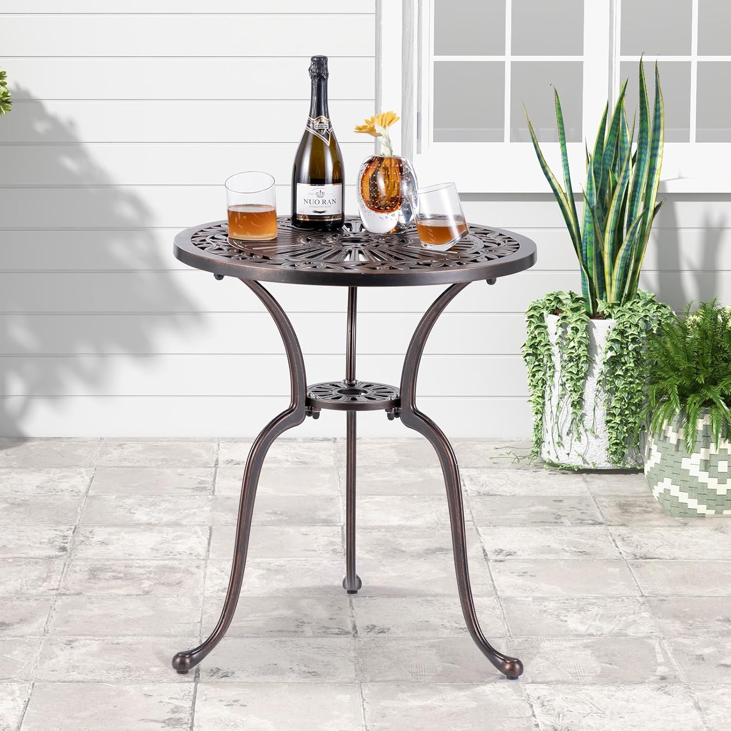 all weather aluminum bistro table for two all weather aluminum bistro table for two