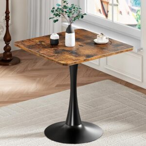 hoobro rustic square dining table