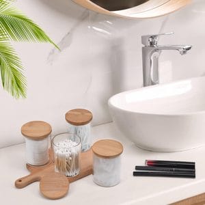 apothecary bathroom jars