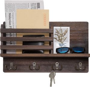 entryway key and mail organizer